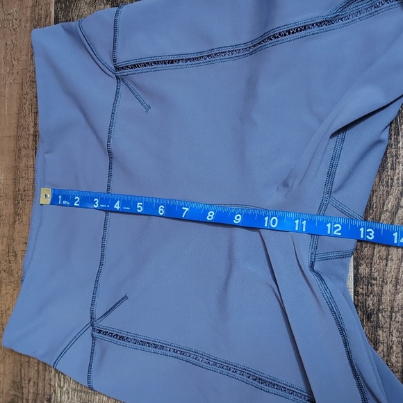 LULULEMON Sculpt It Tight 'Greyvy' (Purple-ish?) Semi-Sheer Panels Hi-Rise Sz 8 - Picture 12 of 12
